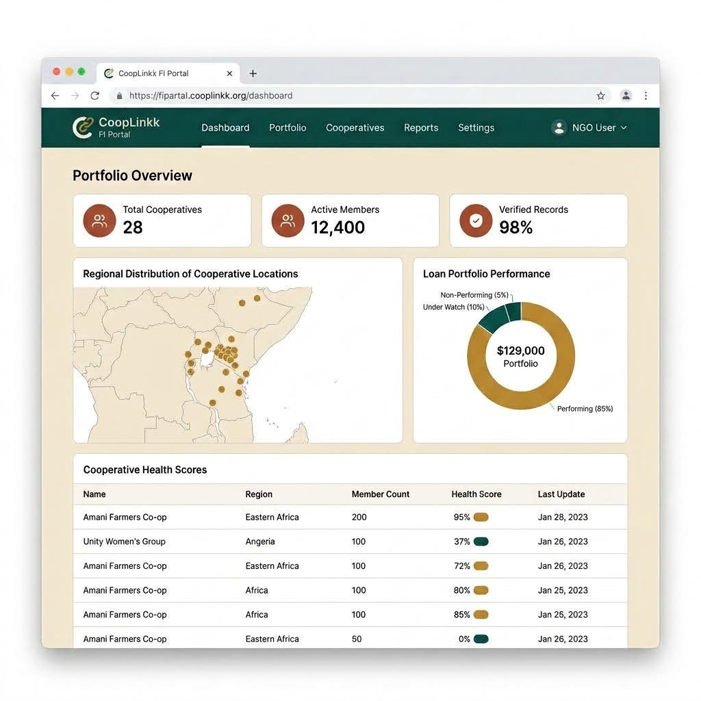CoopLinkk Web Portal